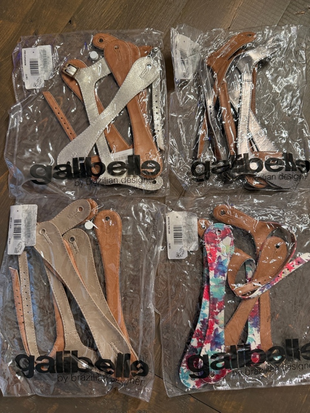 Galibelle by Brazilian Design Interchangeable Shoe Straps 
New in package
